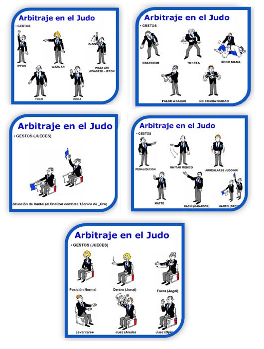 Señales Árbitro Judo